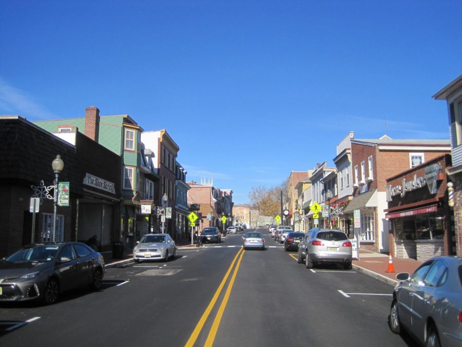 Main Street in Mt Holly is full of some of the best local restaurants 