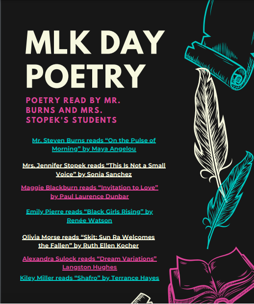 MLK Day poetry readings: a celebration of black poets