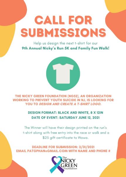 Nickys Run T-shirt contest accepting entries through March 31