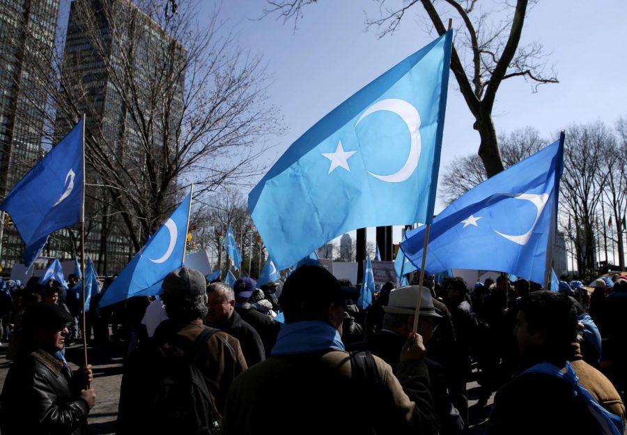 Protests against the mistreatment of Uighur Muslims in China