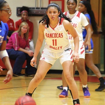 Freshman Jordan Reynolds on senior night