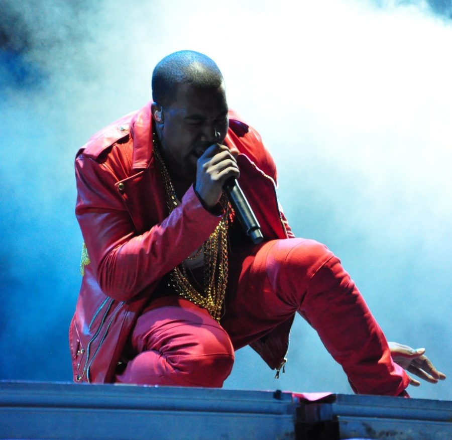 Kanye West performs at Lollapalooza in Chile in 2011. The new Netflix documentary, jeen-Yus, follows his complicated journey to stardom.