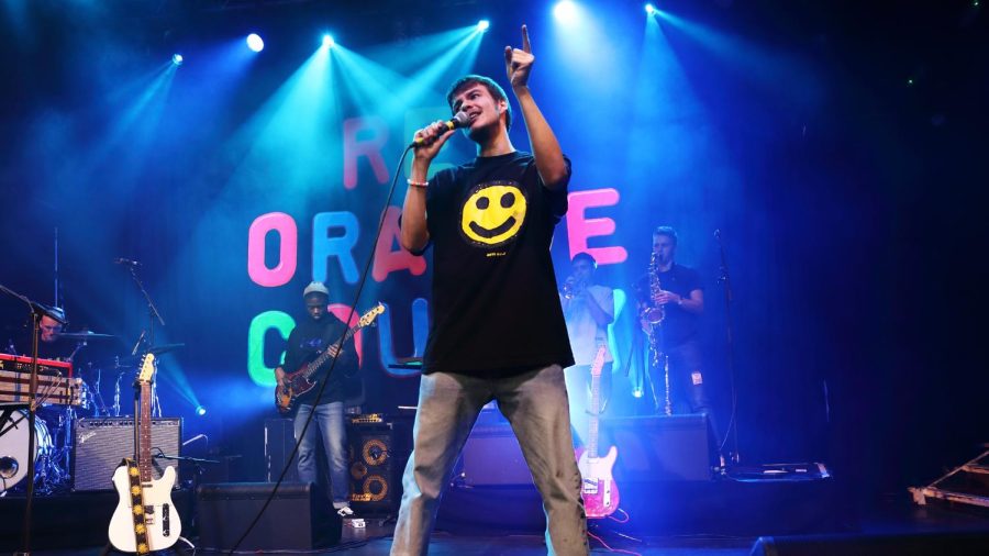 Rex Orange County performing in 2019