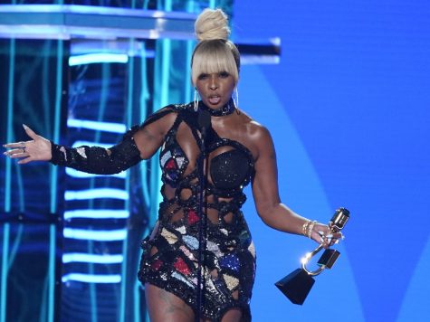 Singer Mary J. Blige was recognized with the Icon Award at the BBMA last month