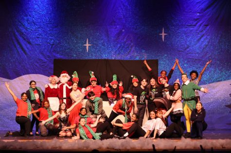 The cast of this years musical, Elf