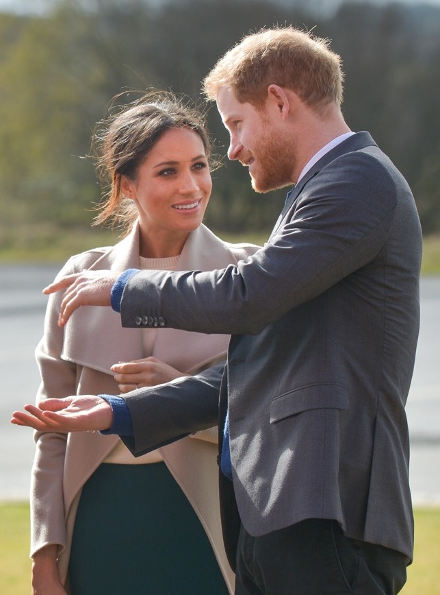 Prince Harry and Markle in 2018