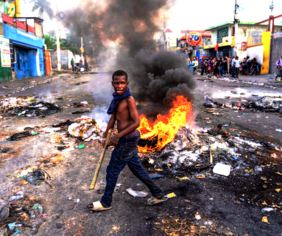 Images from the civil unrest in Haiti, courtesy of NPR.org