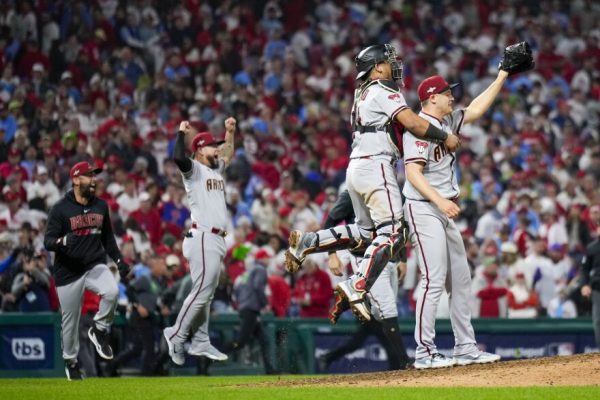 The Diamondbacks beat the Phillies in Game 7 of the NLCS last month